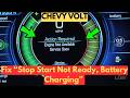 How To Fix "Engine Not Available Service Soon" Warning In Chevy Volt?