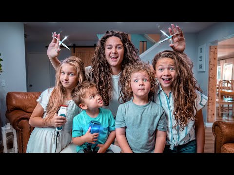 cutting-all-my-kids-hair-again-|-4-different-hairstyles-✂️