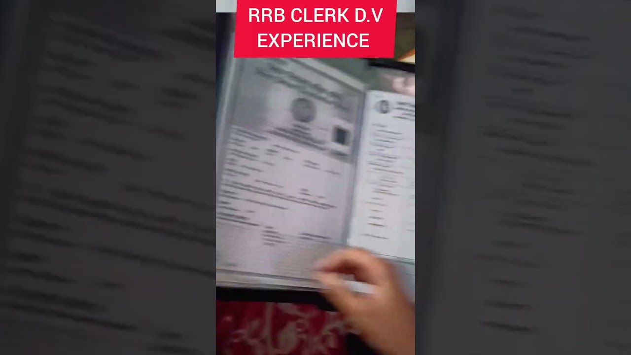 IBPS RRB OA ka DV experience, Kitne Copy Chahiye Documents ka 