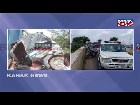 Horror on NH-57: Hiwa Truck Crushes Auto; Driver Miraculously Rescued
