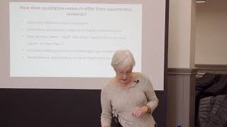 Lecture 4 - Allison Worth: Qualitative Methods in Health Care Research