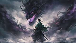 Samurai Shadow Dragon Aura Live Wallpaper 4K PC Cinematic Loop