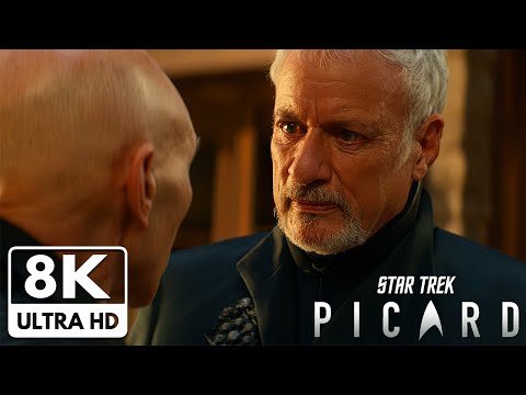 Q visits Picard part 1 - Q shows picard new reality | Picard S02E02 | 8k & 4K | Dolby Atmos