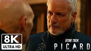 Q visits Picard part 1 - Q shows picard new reality | Picard S02E02 | 8k & 4K | Dolby Atmos