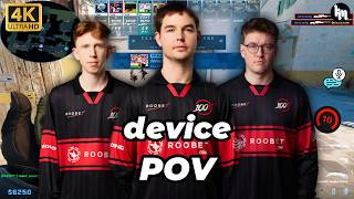 device POV w/sirah/rain avg 3.5k Elo (Dust2) | Apr 13, 2026 #cs2 #device #100t