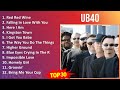 U B 4 0 MIX Greatest Hits 1 HOUR ~ 1970s Music ~ Top College Rock, Reggae, Reggae-Pop Music