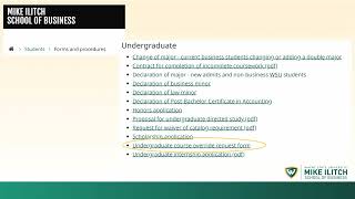 Part 3 transfer orientation 22: Fast Start to being a business student