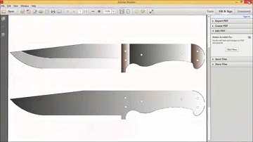 How to Draw a Knife with DraftSight CAD | Using the Hatch Function