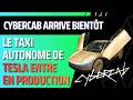Elon Musk confirme que la production du Cybercab, son robotaxi, est effective