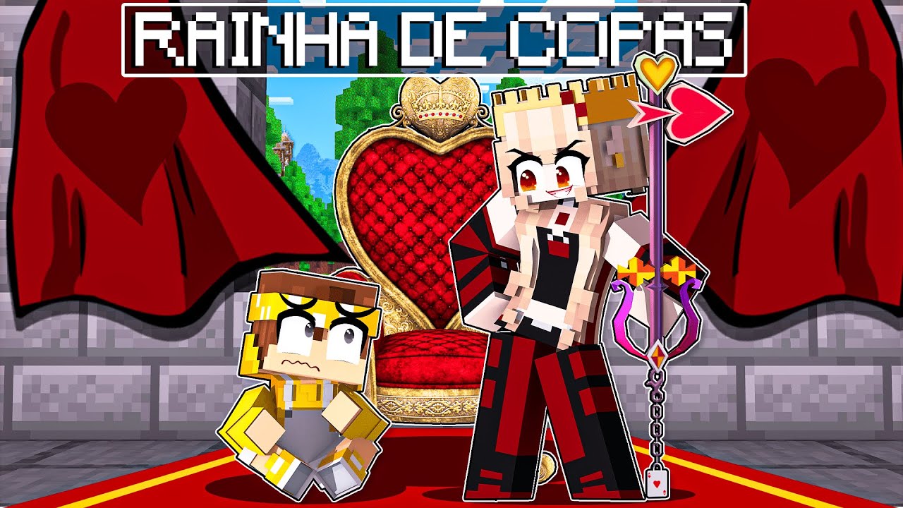 FUI Adotado pela RAINHA MALIGNA no Minecraft