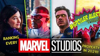 Reviewing and Ranking EVERY MCU Movie/TV Show that came out in 2021!!!