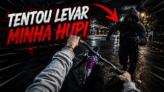 QUASE PERDI MINHA HUPI NAJA DE MADRUGADA! (BIKE VLOG)