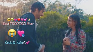 🌹Best PROPOSAL Ever😩🥰💘|| SAIM & Zobia🌸🌹| BEST Proposal Scene Ever💝|| Muhabbat Gumshuda Meri🌸
