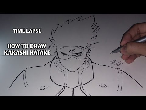 HOW TO DRAW KAKASHI HATAKE || By dannyarts - YouTube