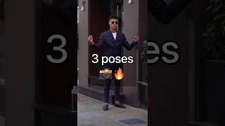 3 poses with suit 📸🔥#shorts