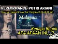 PARAH ‼️Perform Putri di Malaysia Menuai Ragam komentar pengamat musik Dunia | Putri Ariani Reaction