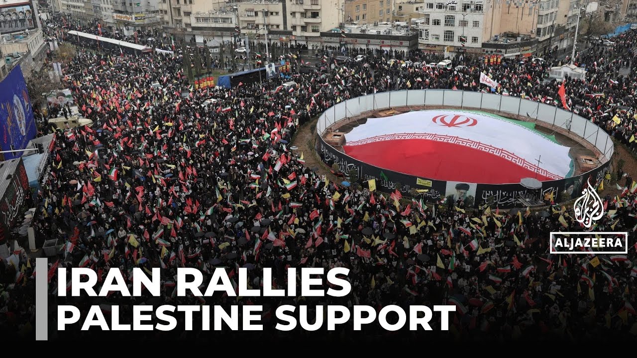 مسيرات تضامن مع فلسطين في إيران: حشود غفيرة تخرج رغم الضربات الأمريكية الإسرائيلية