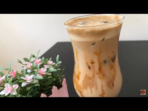 ( لعشاق القهوة )قهوة باردة تنعش القلب بهذا الجو الحار 😋|| Cold coffee