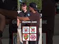 Find the imposter among these football clubs😅 #soccer #football #ronaldo #bayern #arsenal #mancity