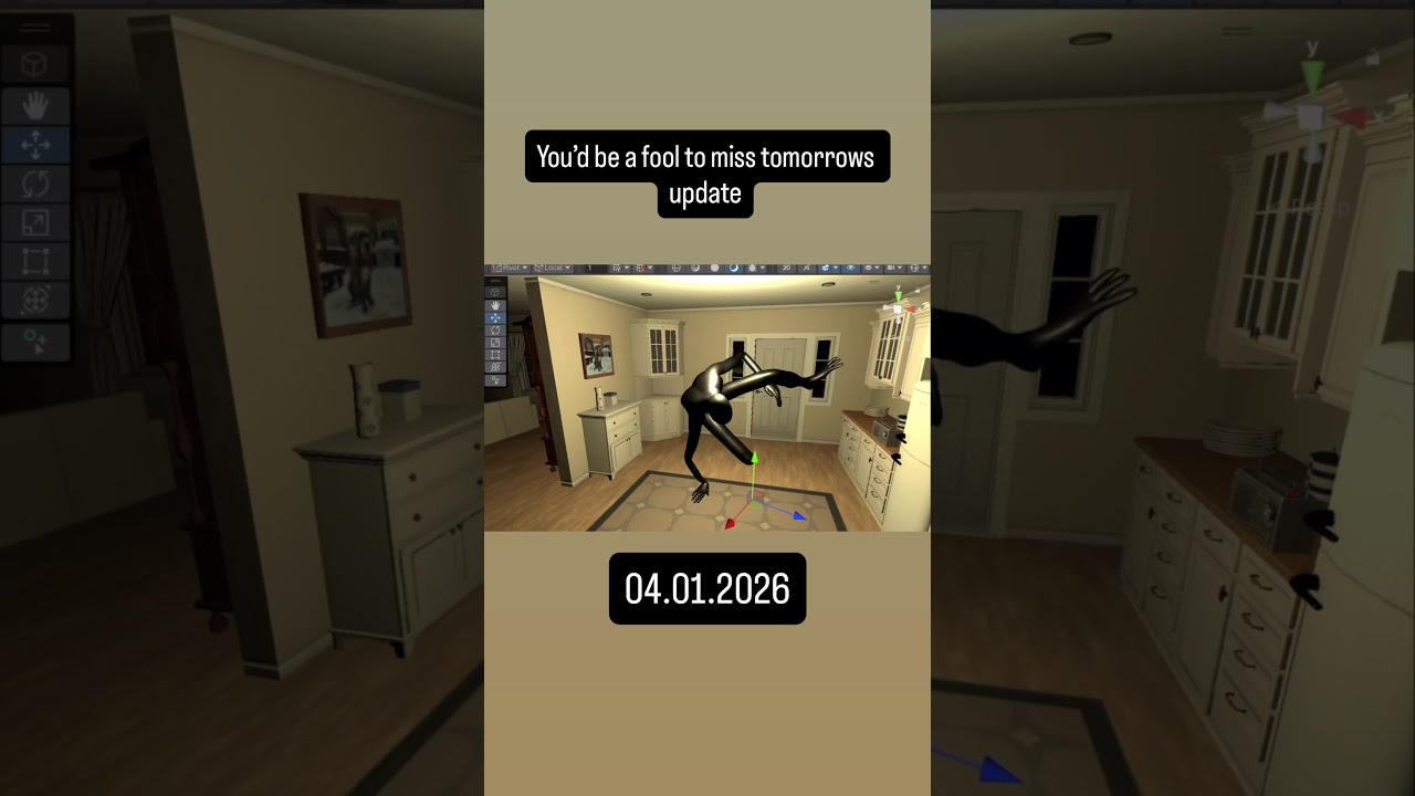 You’d be a fool to miss tomorrows 1st update of April ;) #gamedev #indiedev #indiegame #horror #vr