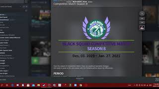 Black squad season 8 update PART 1