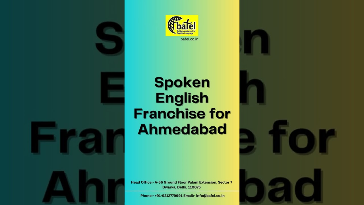 Spoken English Franchise for Ahmedabad