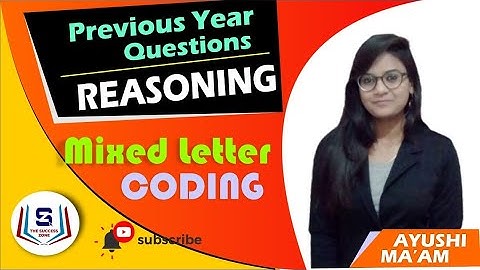 MIXED LETTER CODING II REASONING II  By Ayushi ma