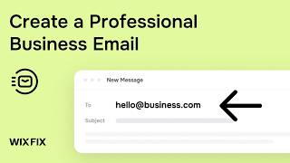 How to Create a Business Email