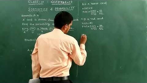 Class 10 | Unit -8 | Statistics and Probability | Example: 8.31