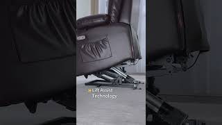 MCombo Power Lift Recliner Chair for Elderly, Massage and Heat Model 7519