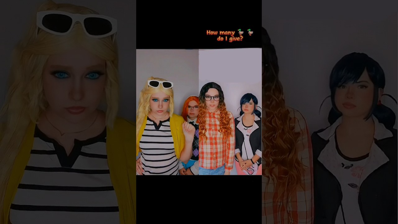 IRRELEVANT | Chloé & Sabrina vs Alya & Marinette w/@nikkihatsunecosplay#cosplay|Miraculous Ladybug