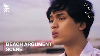 TENGKAR DI PANTAI  | As The Sun Sets | Starring Luqman Ski, Nadine Adyla