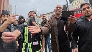 SURROUNDED FOR FILMING in WHITECHAPEL ENGLAND !!