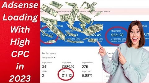 Adsense Loading Method (2023)  High CPC  |   Low CTR | Adsense Loading Method CPC Increase Tricks