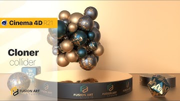 Dynamic Cloner Colliding Animation with Advance Texturing Technique - Redshift Render, C4D