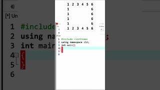 C++ Number Border Pattern | Size = 6 Pattern Program 🔥💻