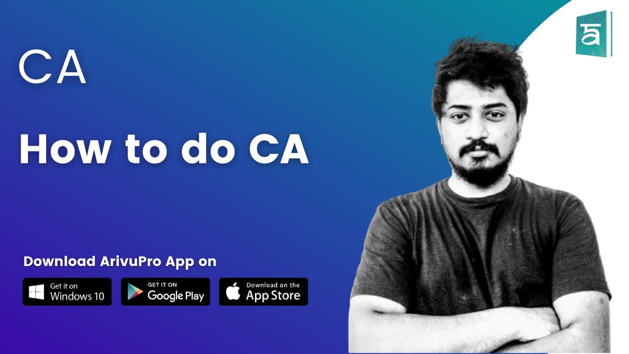 How to do CA ? - YouTube