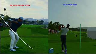 EA SPORTS PGA TOUR vs PGA TOUR 2K23 Side By Side Ultimate Comparison #pgatour2k23 #easportspgatour