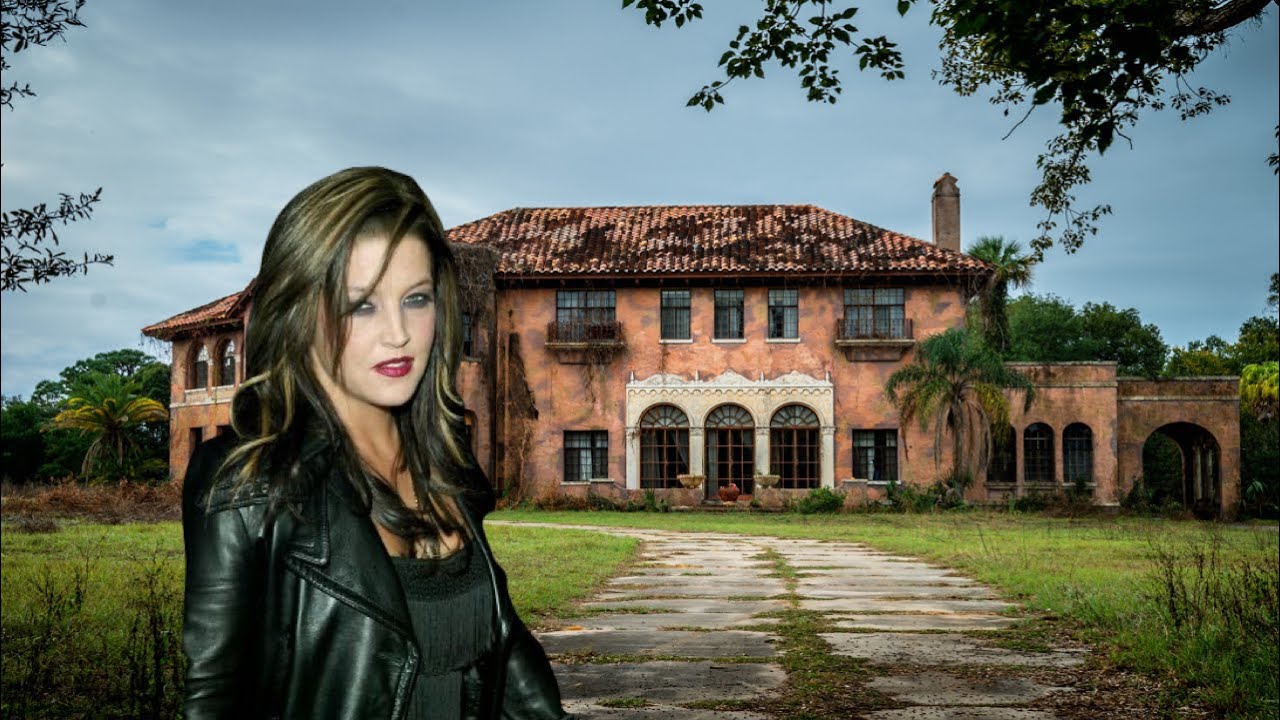 Заброшенный загородный дом Лизы Мари Пресли стоимостью 3 миллиона долларов — с крытым бассейном.