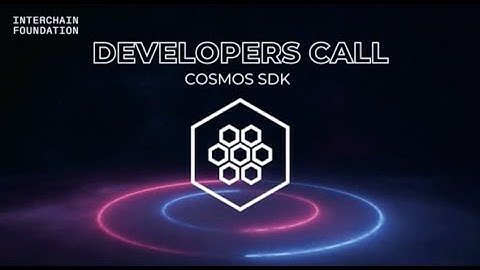 Cosmos SDK Developer Call - 12 Jan 2023