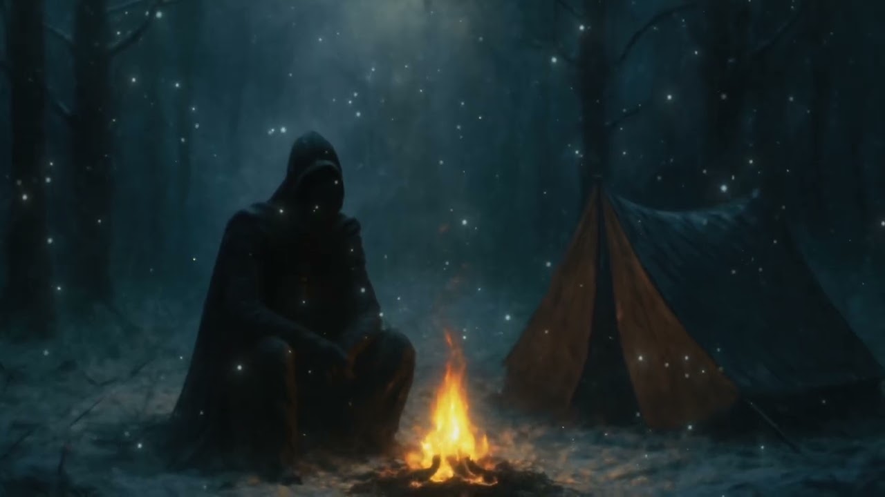 Alone in the Mist | Peaceful Winter Camping Music for the Soul