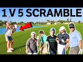 5 VS 1 Scramble | King of The Hill Golf Challenge