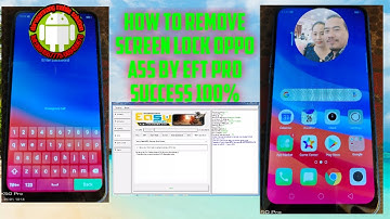 how to unlock/ remove passcode/ password/ screen locked oppo A5s cph1909 by eft pro success 100%