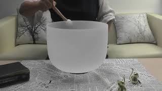 Topfund 432 Hz A Note Crystal Singing Bowl Third Eye Chakra 12 Inch Heavy Duty Crystal Sin Reviews