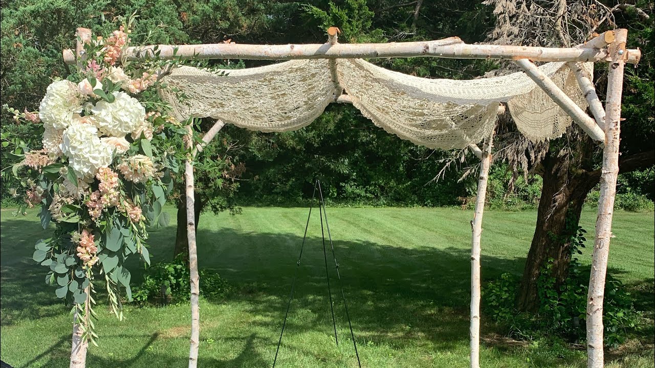 How to build a Chuppah YouTube