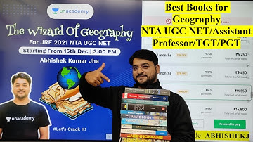 Best Books for Geography | NTA UGC NET/PhD/Assistant Professor/PGT/TGT