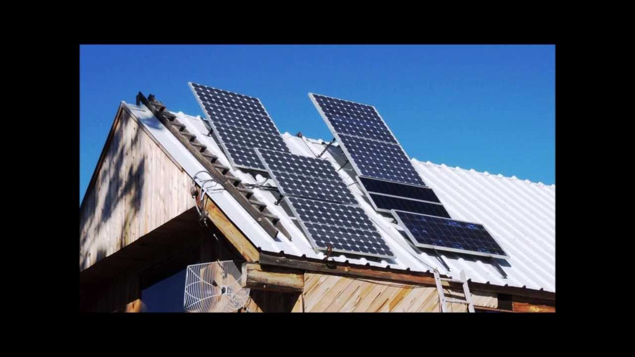 Solar Powered Wood Shop Tour (Shop destroyed July 2014)