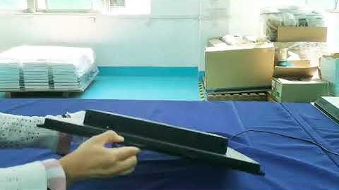 Open frame touch screen monitor for kiosk