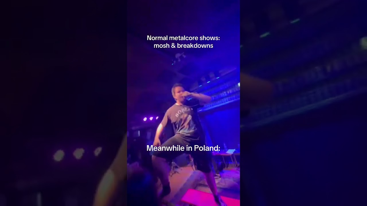 Metalcore shows in Poland hit different 🔨