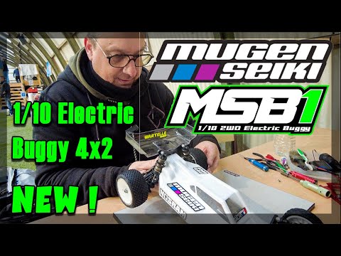 Exclu ! le nouveau Mugen MSB1 buggy 1/10 RC 4x2 de Gregory Galan
